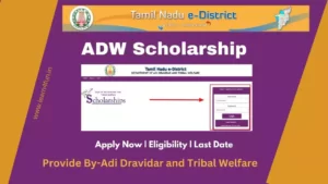 ADW Scholarship Tamil Nadu