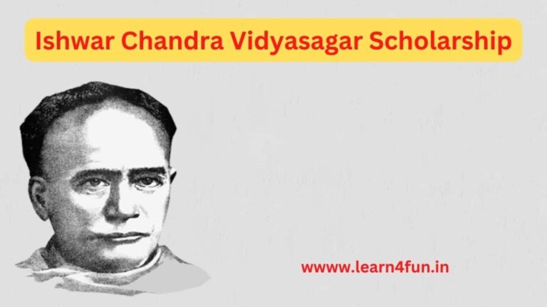 Ishwar Chandra Vidyasagar Scholarship