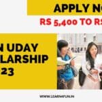 Ishan Uday scholarship