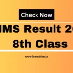 NMMS Result 2023