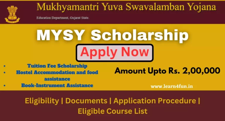 MYSY Scholarship 2023