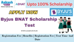 Byjus BNAT Scholarship Test