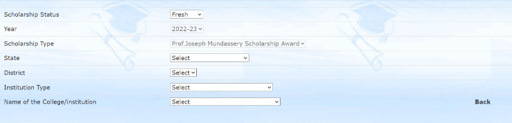 Scholarship-wise Student List