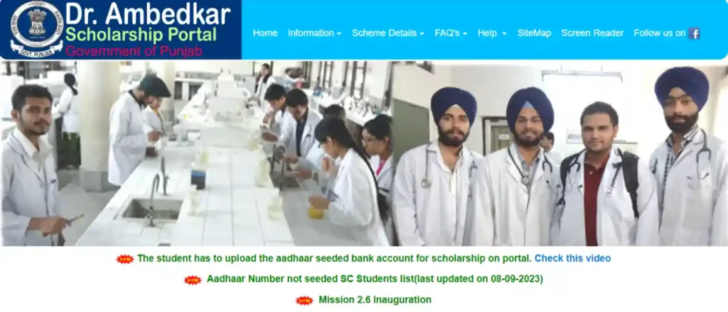 Punjab Scholarship Portal.